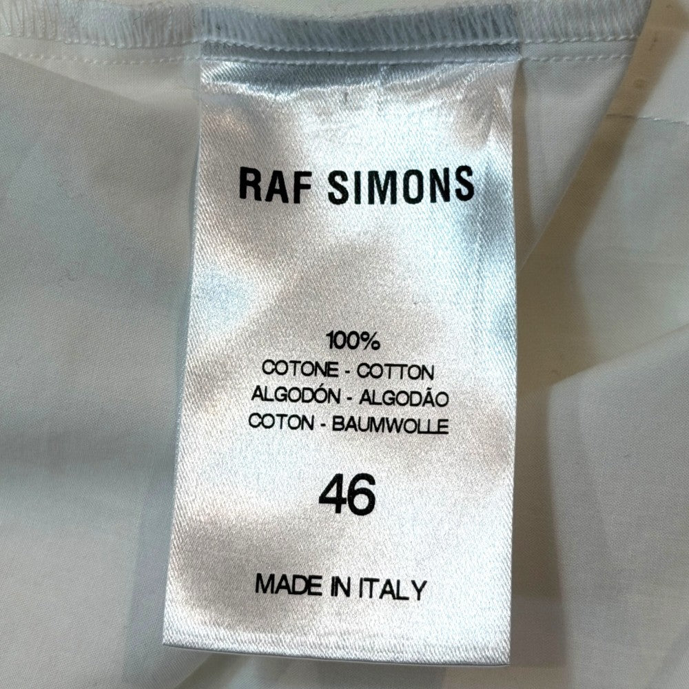 RAF SIMONS 23SS Mesh Long Sleeve Shirt White Size 46