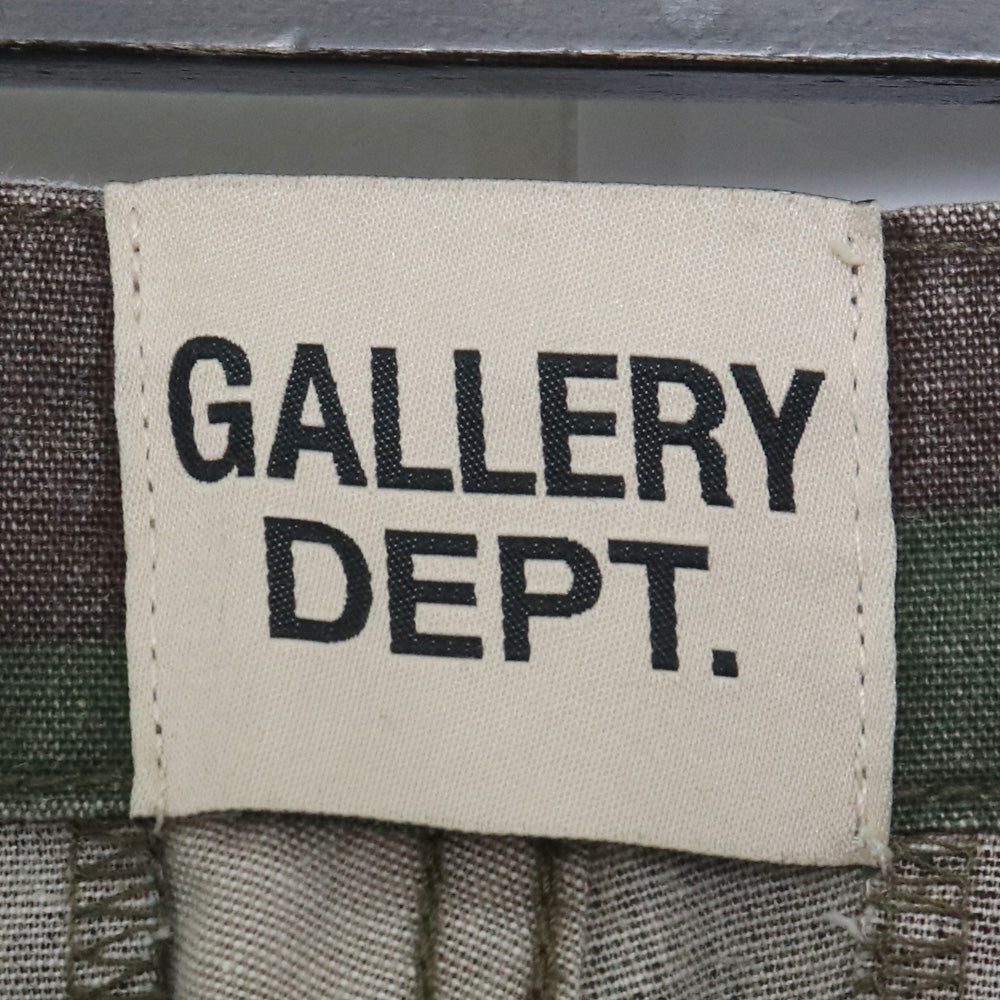 GALLERY DEPT. Camo Flare Carpenter Pants Khaki Size 31