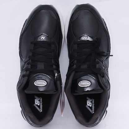 NEW BALANCE 2002R Leather Pack Sneakers Black Size 28cm