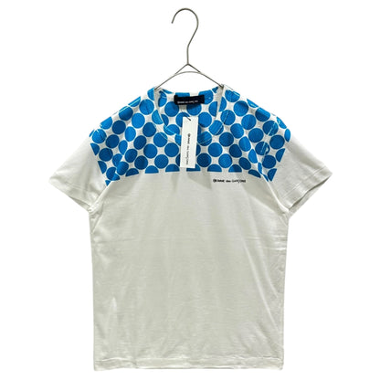 COMME des GARCONS 99AW Polka Dot White Blue T-Shirt