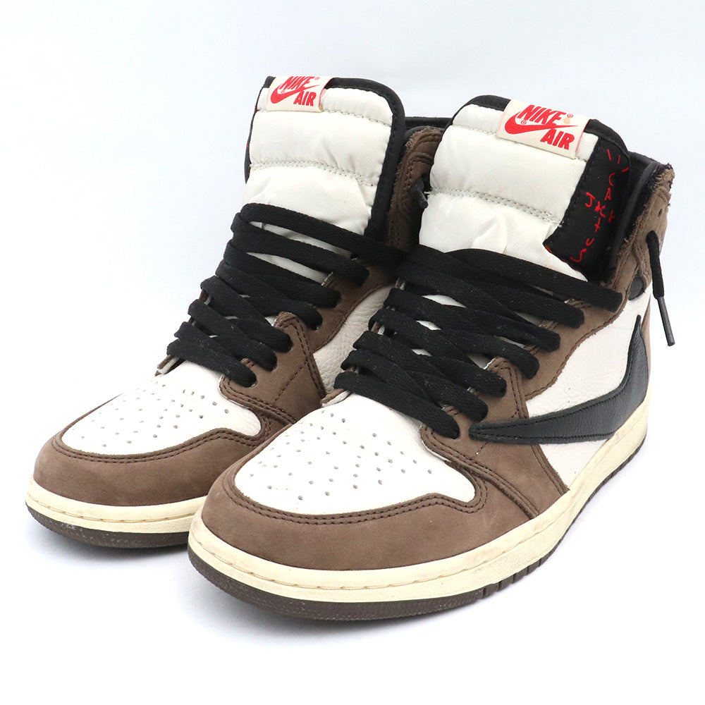 Travis Scott Air Jordan 1 Retro Mocha Sneakers Size 26cm