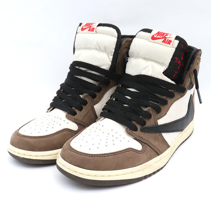 Travis Scott Air Jordan 1 Retro Mocha Sneakers Size 26cm