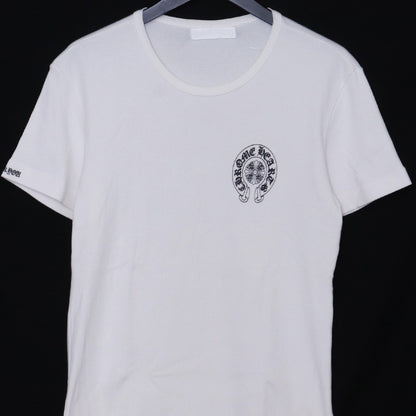 CHROME HEARTS OLD 90s Cemetery Cross T-Shirt White Size M