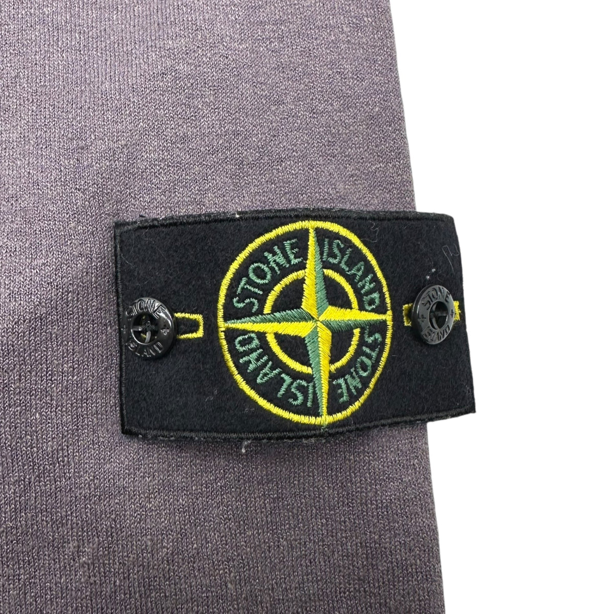 STONE ISLAND 19SS Linen Sleeve Line Crew Knit T-Shirt Size L