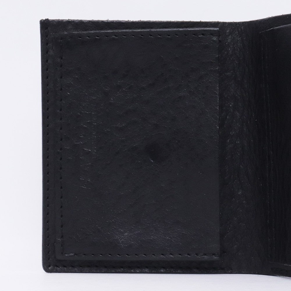 Isamu Katayama Backlash Black Italian Shoulder Wallet Size F