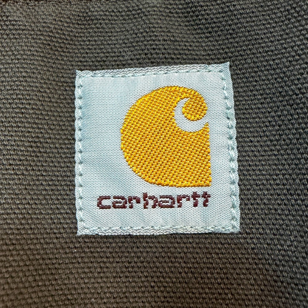 CARHARTT Washed Duck Insulated Active Jacket Brown Size L