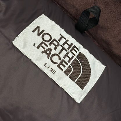 THE NORTH FACE WL Nuptse Down Vest Brown Size KIDS L