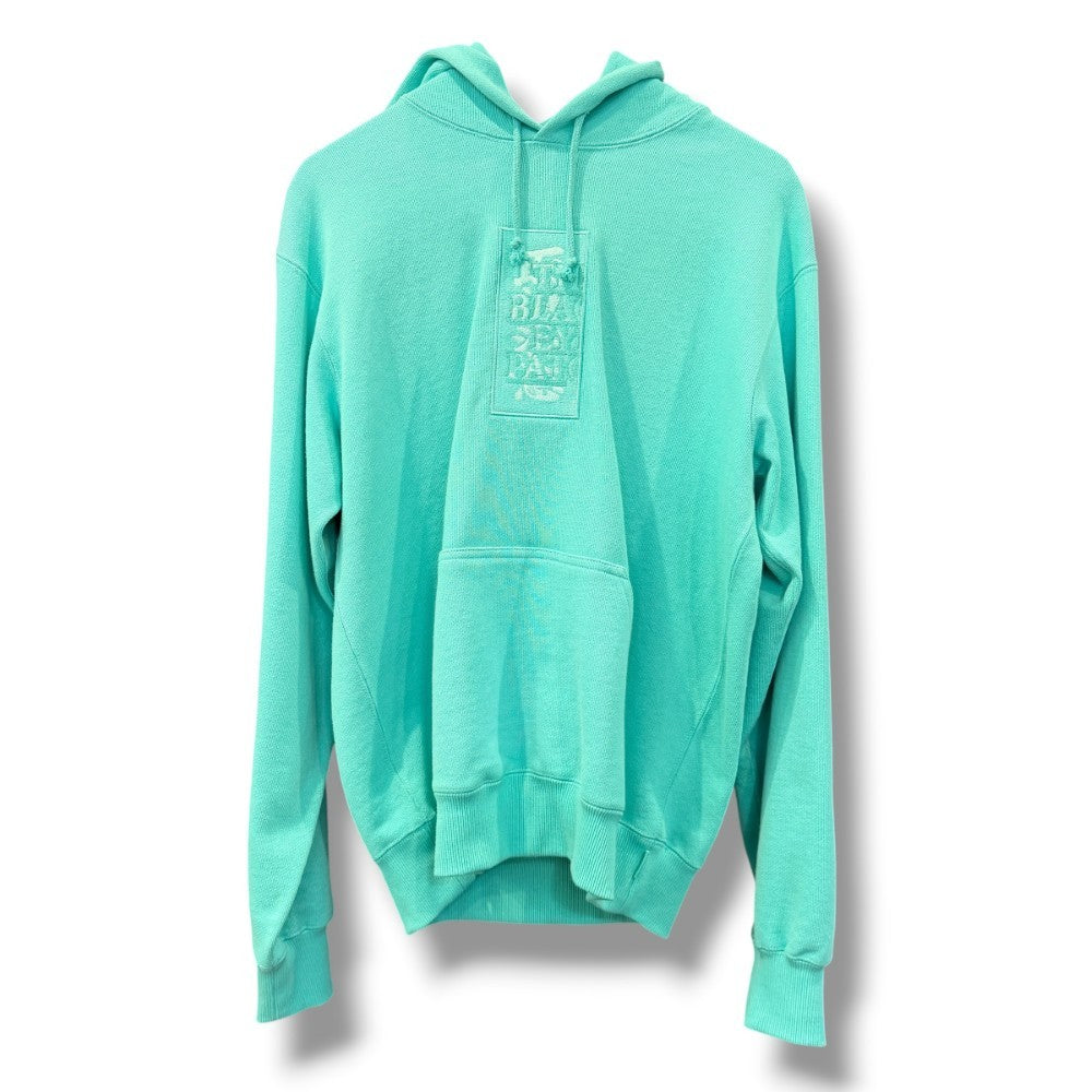 THE BLACK EYE PATCH HWC Label Pullover Mint Green Size XS