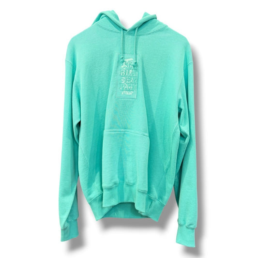 THE BLACK EYE PATCH HWC Label Pullover Mint Green Size XS