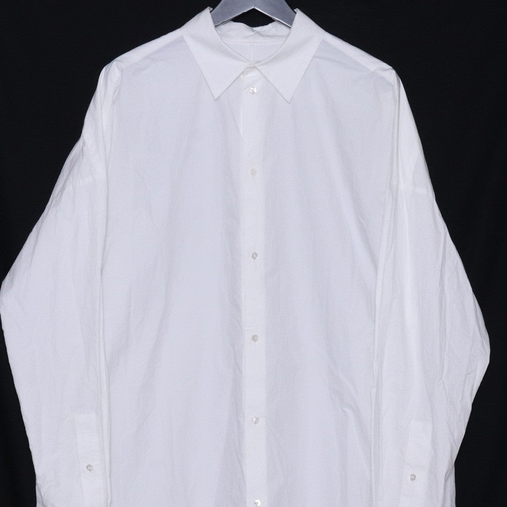 SUS-SOUS 25SS Typewriter Cloth Atelier Shirt White Size 5