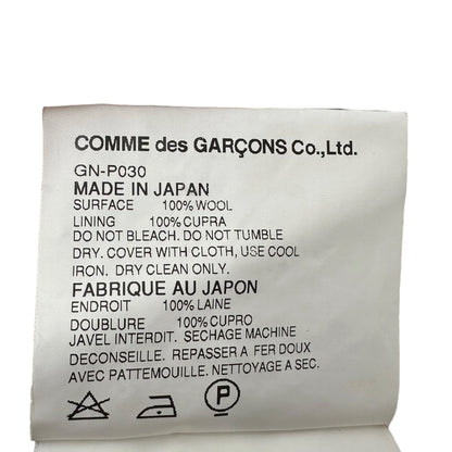 COMME des GARCONS 04AW Wool Straight Pants Black Size M