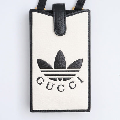 GUCCI Smartphone Shoulder Bag x ADIDAS Black Size F