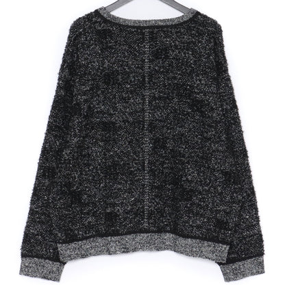 IROQUOIS 23AW 5G Loop Tweed Knit Black Size 2