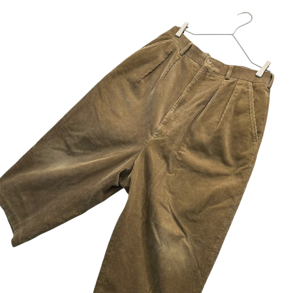 COMME des GARCONS HOMME 18AW 2-Pleat Pants Beige Size XS