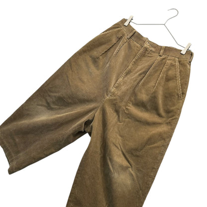 COMME des GARCONS HOMME 18AW 2-Pleat Pants Beige Size XS