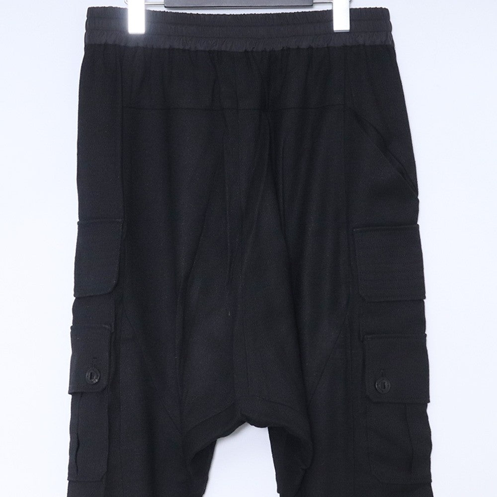 DEVOA Cargo Drop Crotch Pants Black Size 3