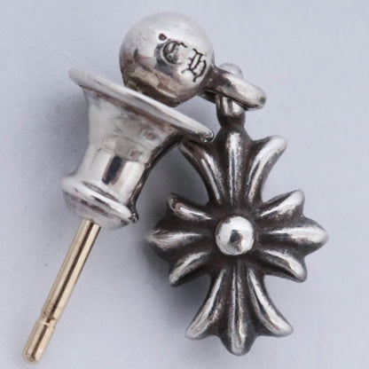 CHROME HEARTS Tiny E CH Plus Drop Earring Silver Size F