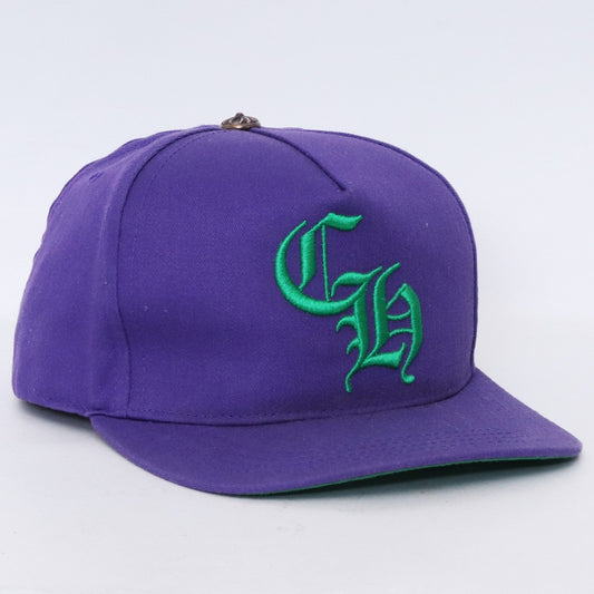 CHROME HEARTS 5-Panel Baseball Cap Purple Size F