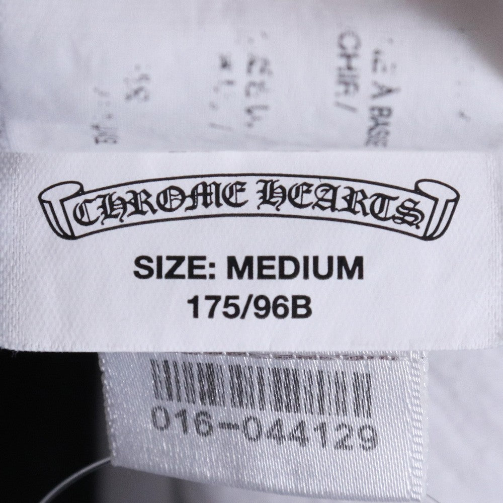 CHROME HEARTS Back Arch Logo CH Plus T-Shirt White Size M