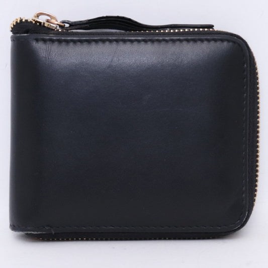 MAISON MARGIELA Around Zip Leather Wallet Black Size F