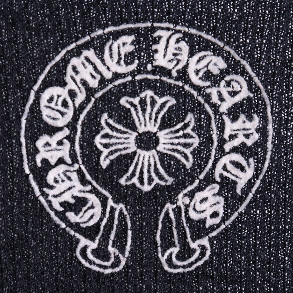 CHROME HEARTS Old CH Plus Thermal Long Sleeve Tee Black Size M