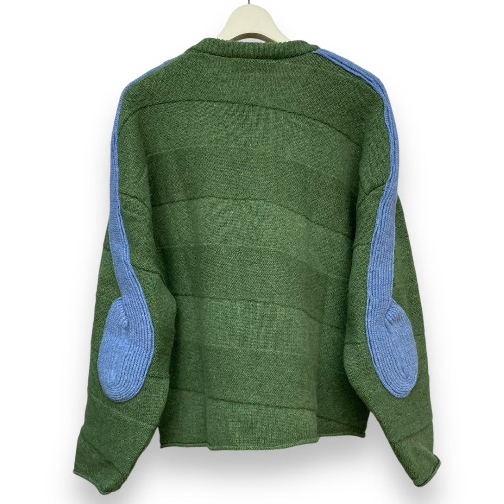 KIKO KOSTADINOV 24SS DEULTUM DELIAN Sweater Green Size 46