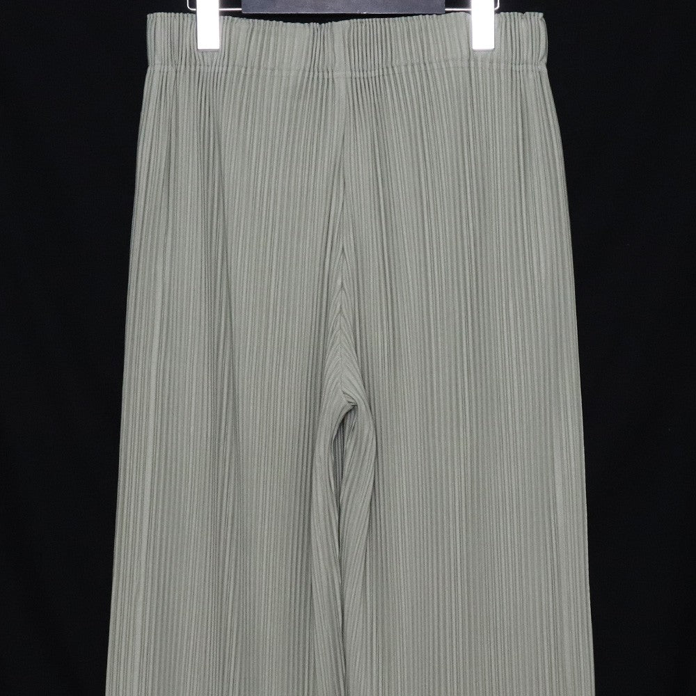 HOMME PLISSE ISSEY MIYAKE Pleated Pants Green Size 1