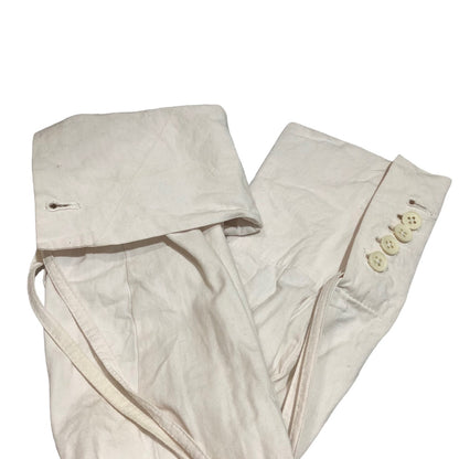 Y's for men 90s-00s Cotton Bondage Jacket Off-White