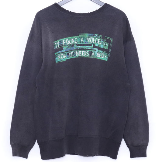 SAINT MICHAEL 25SS Ghost in the Crewneck Sweatshirt Size M