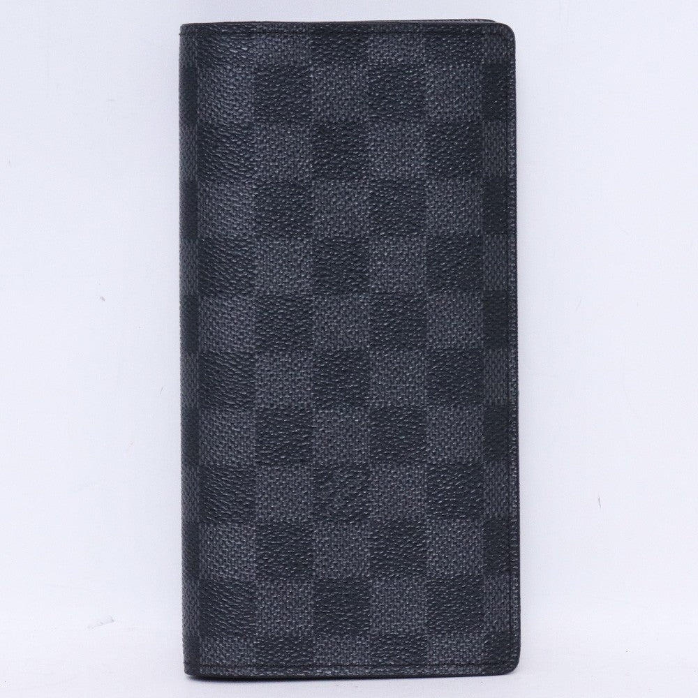 Louis Vuitton Damier Graphite Brazza Wallet Black Size F