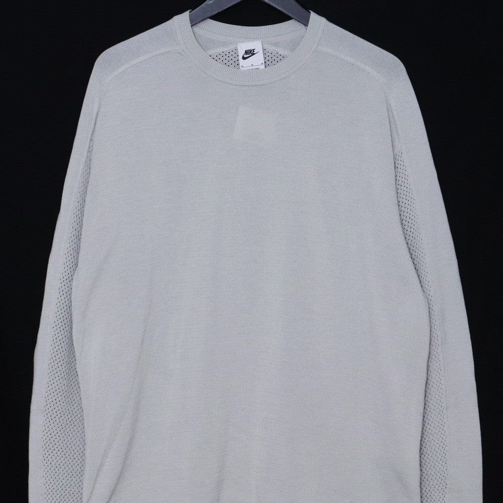 Stussy x Nike 24AW Gray Back Logo Knit Size M