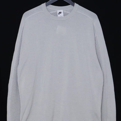 Stussy x Nike 24AW Gray Back Logo Knit Size M