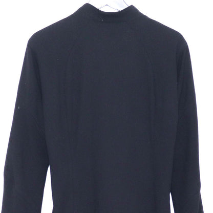 N/07 Amundsen Wool Long Sleeve Button-Up Shirt Black Size 44
