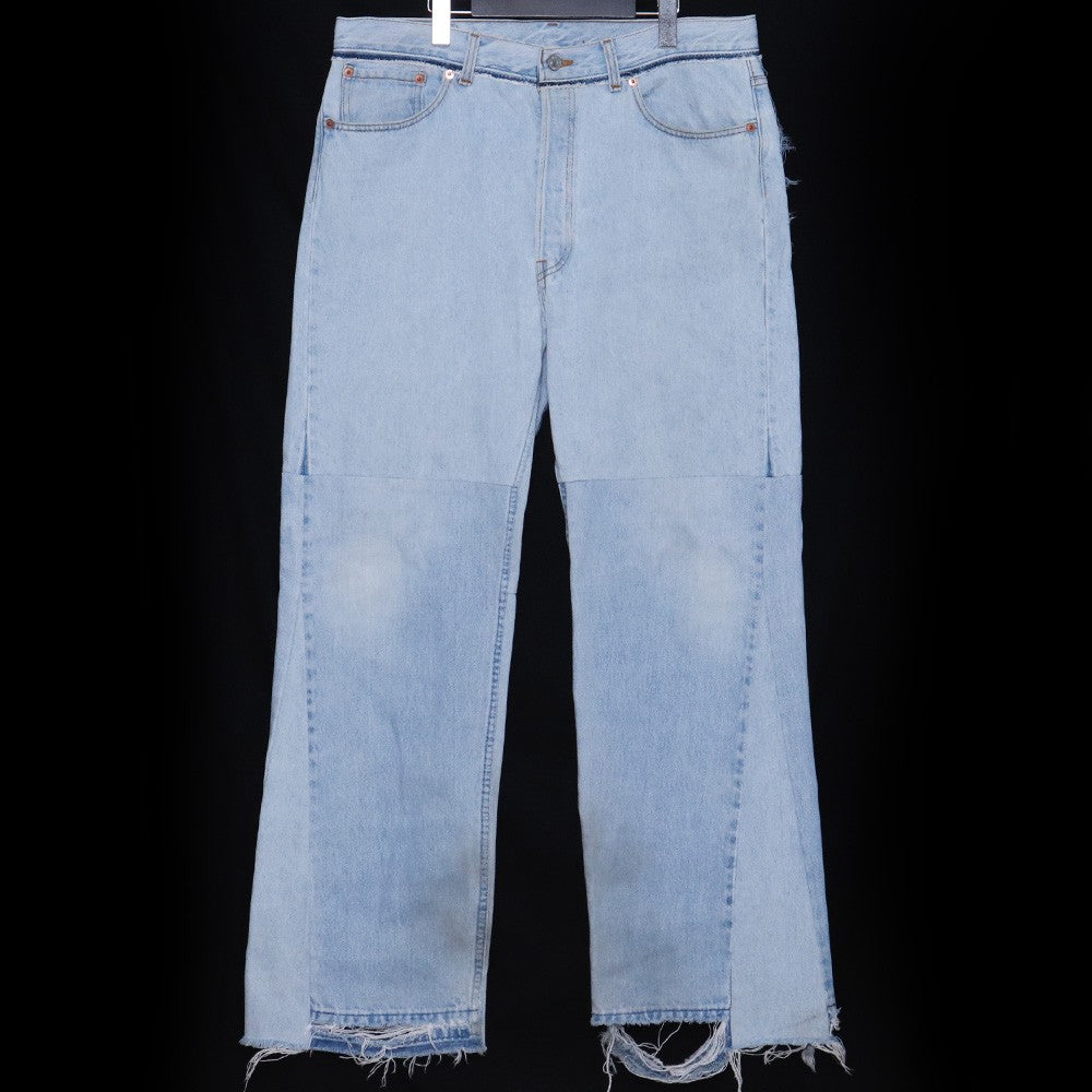 READYMADE 24SS Wide Flare Denim Jeans Indigo Size W36 L31