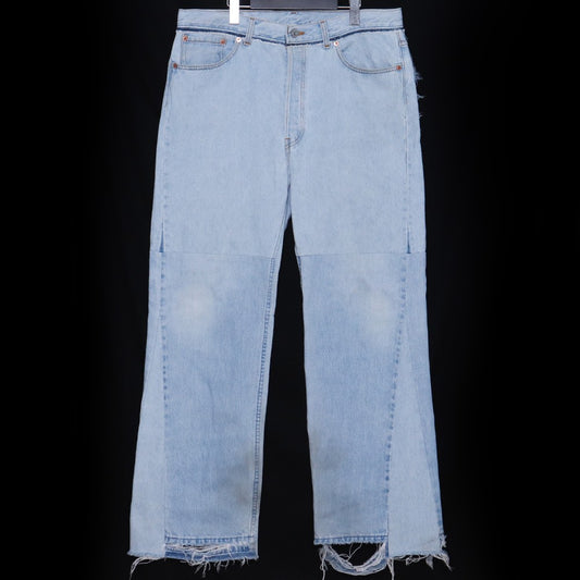 READYMADE 24SS Wide Flare Denim Jeans Indigo Size W36 L31