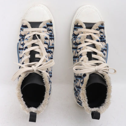 DIOR HOMME 22SS B23 Oblique High Sneakers Beige Size EU 42