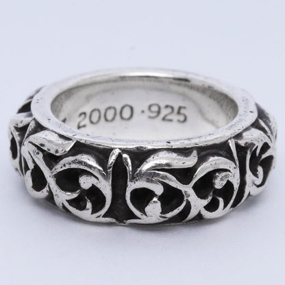 CHROME HEARTS Eternity Vine Band Ring Silver Size JP 9