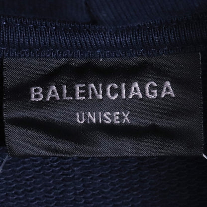 BALENCIAGA 23AW BE NICE Distressed Hoodie Navy Size 1