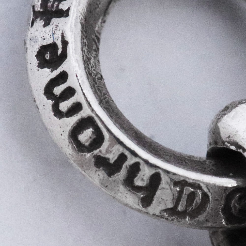 CHROME HEARTS OLD BS FLEUR Charm Silver Size F