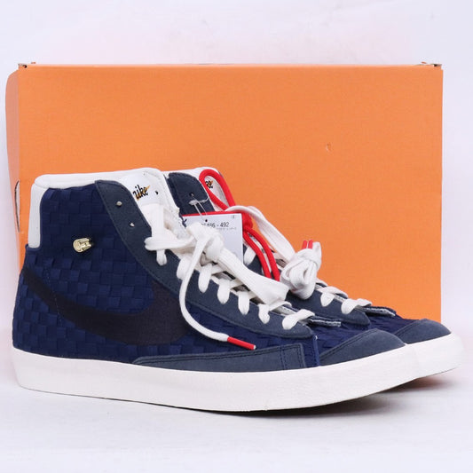 NIKE Blazer Mid '77 Sashiko Sneakers Navy Size 30cm