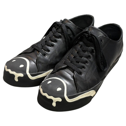 LAD MUSICIAN "Nihi-kun" Toe-Cap Sneakers Black Size EU 42