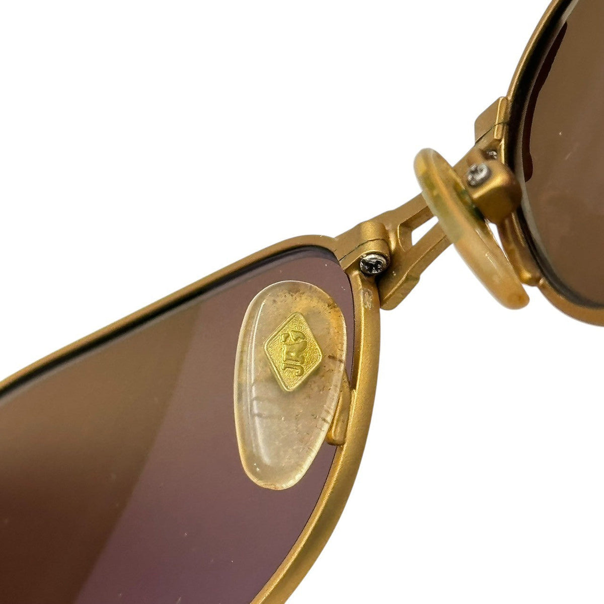 Jean Paul GAULTIER 80s Vintage JPG 3 Sunglasses Gold/Brown