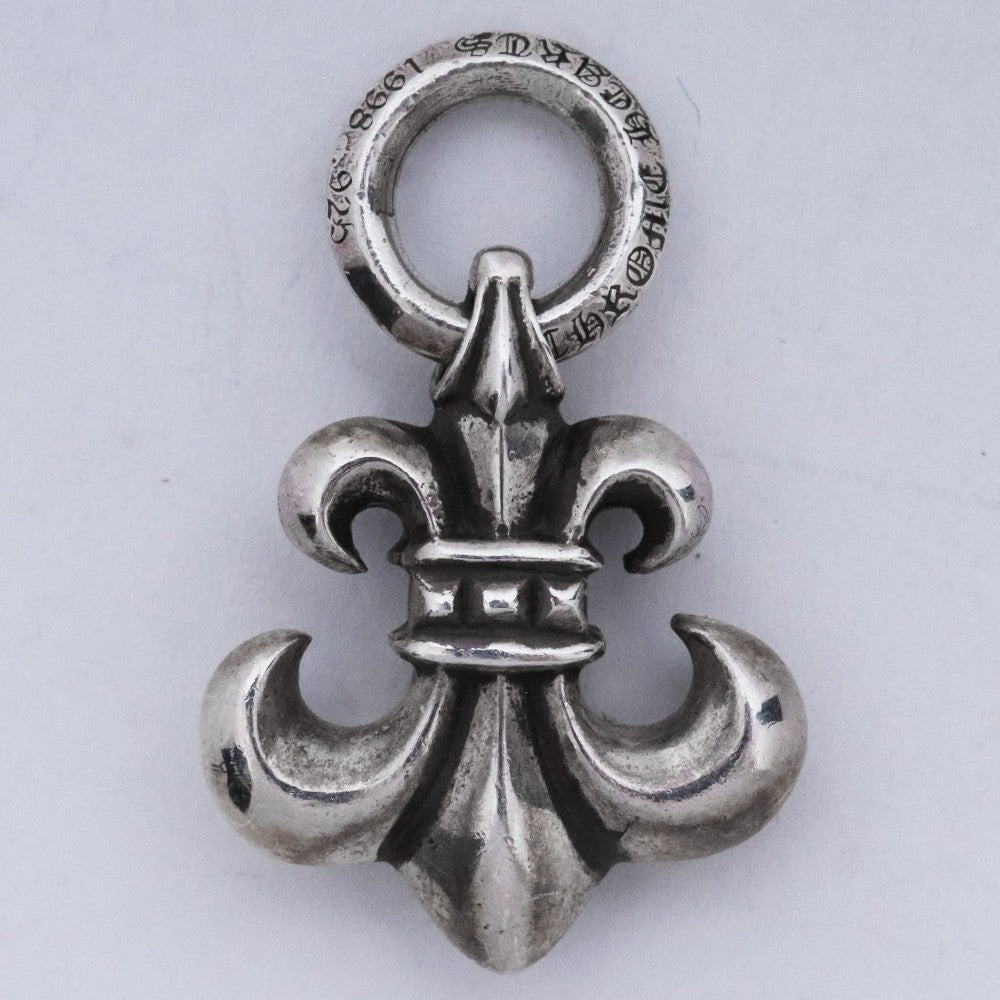 Chrome Hearts BS Fluer Charm Silver Pendant Size F
