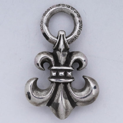 Chrome Hearts BS Fluer Charm Silver Pendant Size F