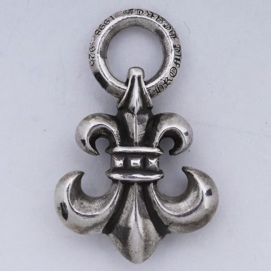 Chrome Hearts BS Fluer Charm Silver Pendant Size F