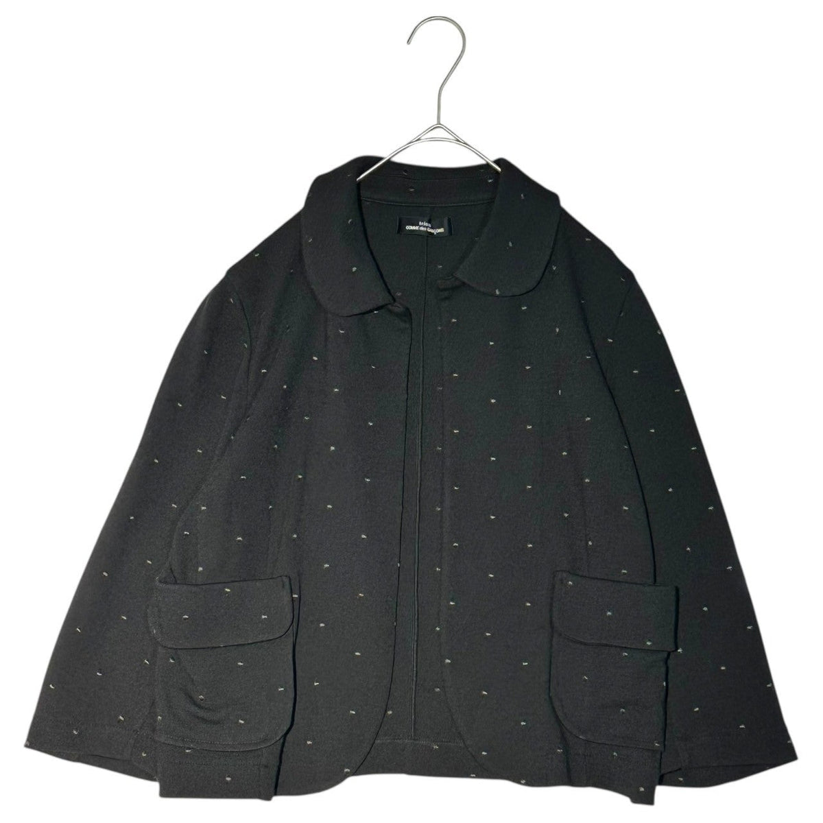 tricot COMME des GARCONS 09AW Shawl Jacket Black Size FREE