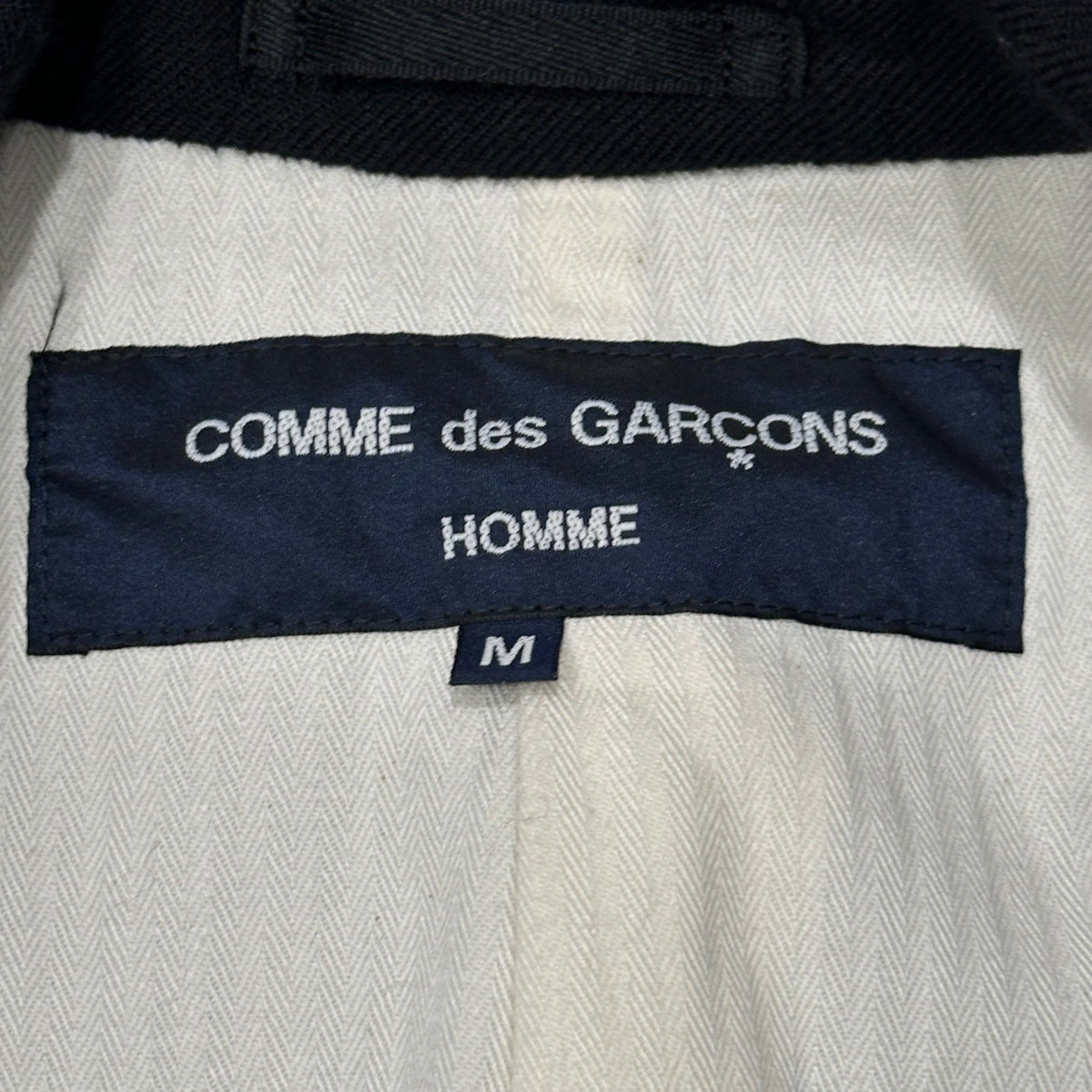 COMME des GARCONS HOMME 24AW Wool Serge Milled Jacket Size M