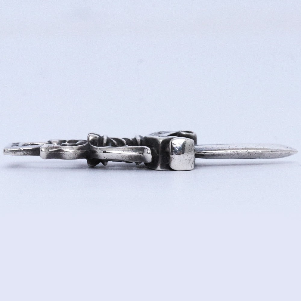 CHROME HEARTS OLD Silver #10 Dagger Pendant Size #10