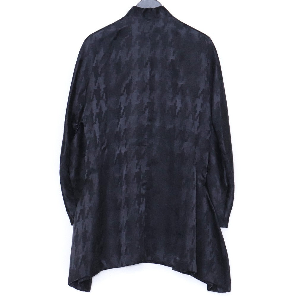 COMME DES GARCONS Lyocell High Collar Black Size M