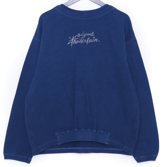 Tenderloin 22SS MOSS STITCH Sweatshirt Blue Size S